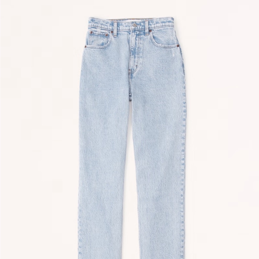 Abercrombie 90s Straight High Waist Tall Denim